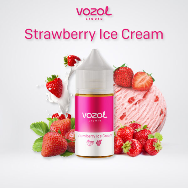 Vozol Strawberry Ice Cream