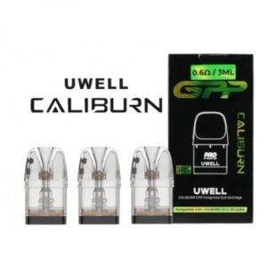 Uwell Caliburn GPP/G3/G4 Kartuş/Coil 3'lü (0.4ohm / 0.6ohm / 0.9ohm/1.2ohm)